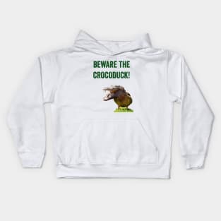 Beware The Crocoduck Kids Hoodie